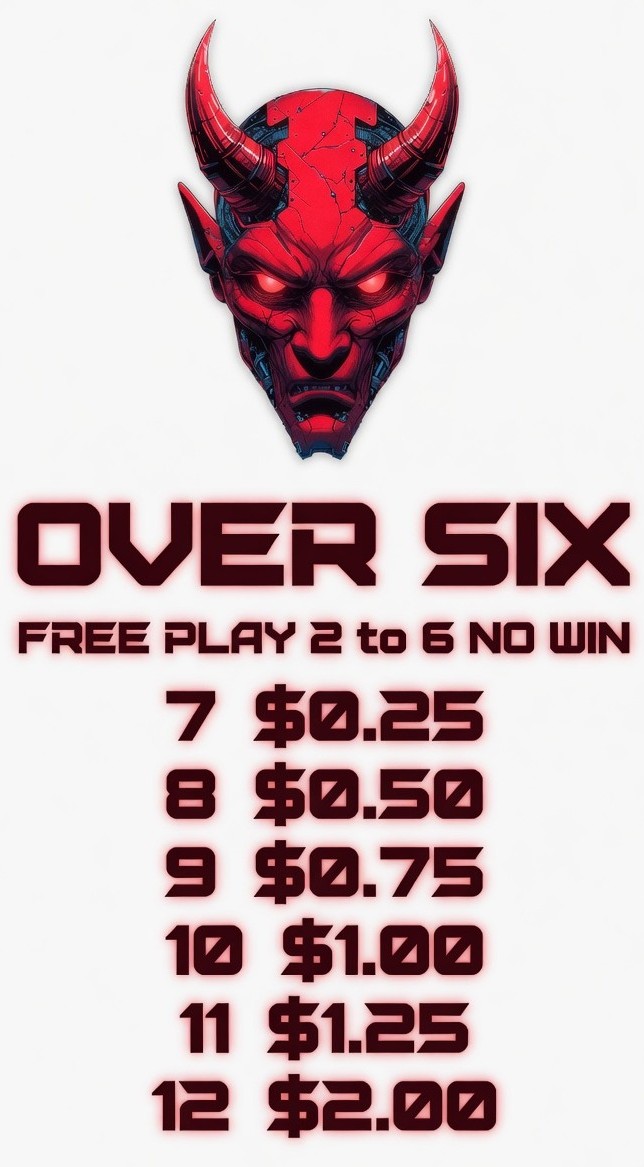 Over 6 Play Dice
